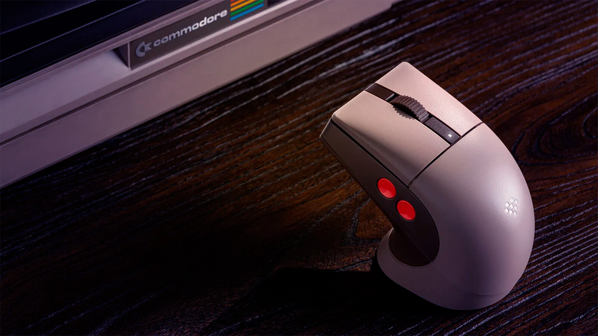 8BitDo presenta ratón Retro R8 edición Commodore C64