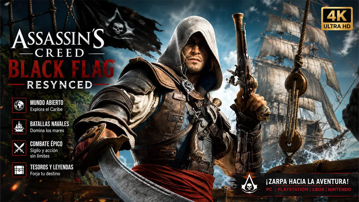 Assassin's Creed Black Flag Resynced: Guía Completa 2026