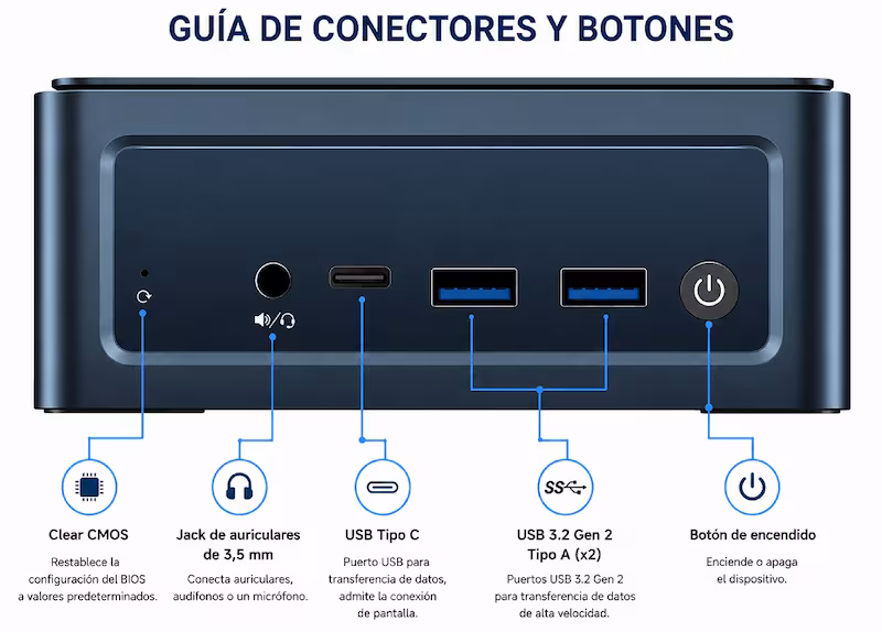 BMAX MaxMini B11 Pro: mini PC compacta lista para la IA
