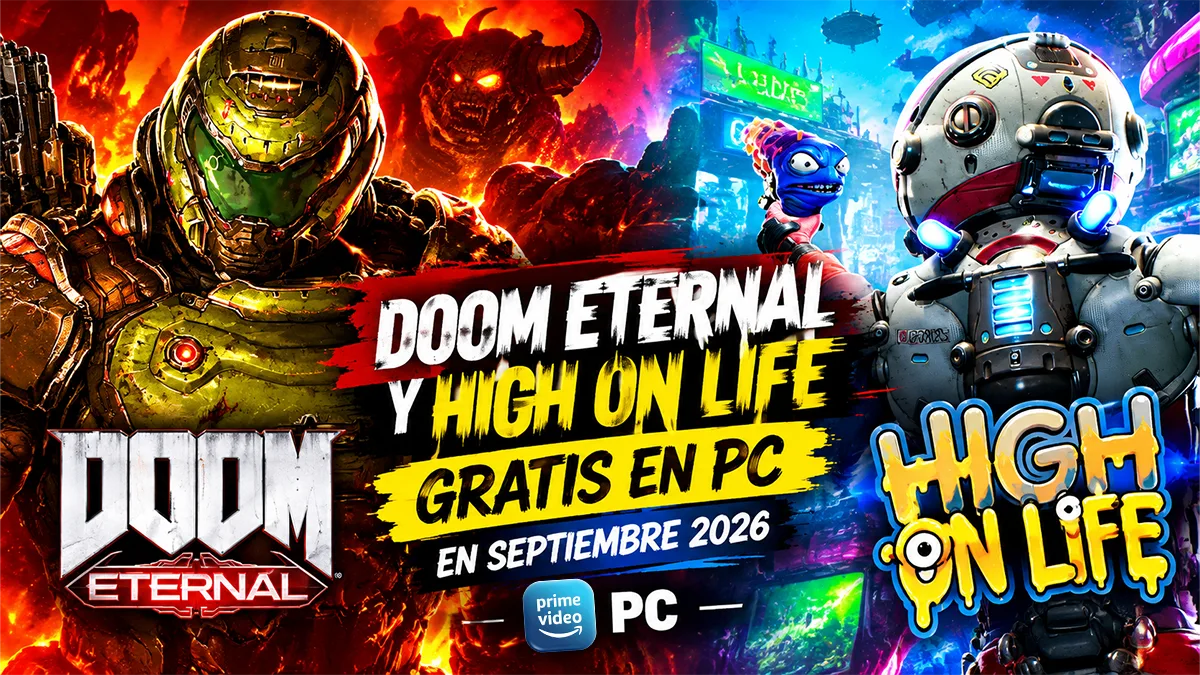 DOOM Eternal y High on Life gratis en PC en septiembre