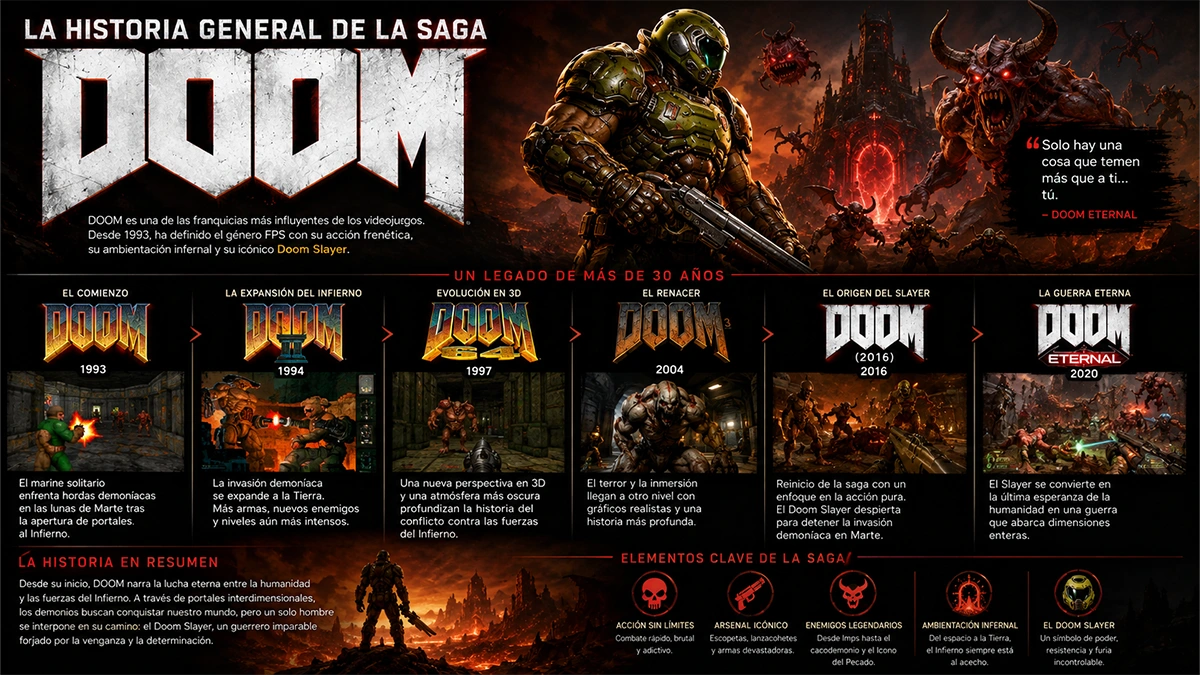 El Lore de Doom (Saga): Historia Completa Explicada