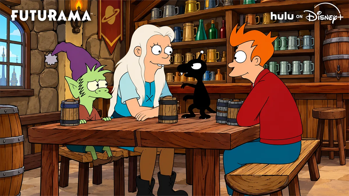 Futurama y Desencanto detalles de su crossover especial