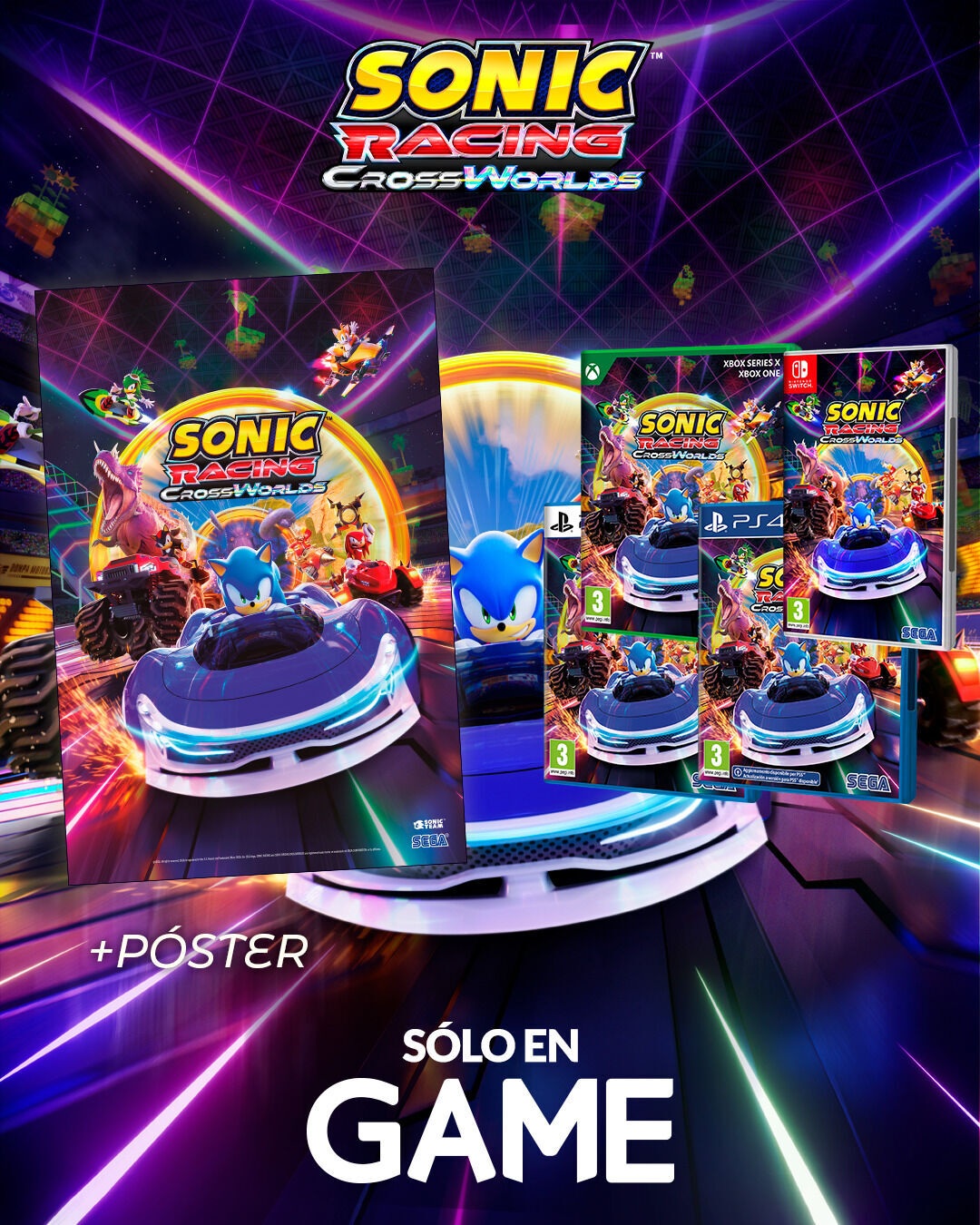 GAME ofrece un póster con la reserva anticipada