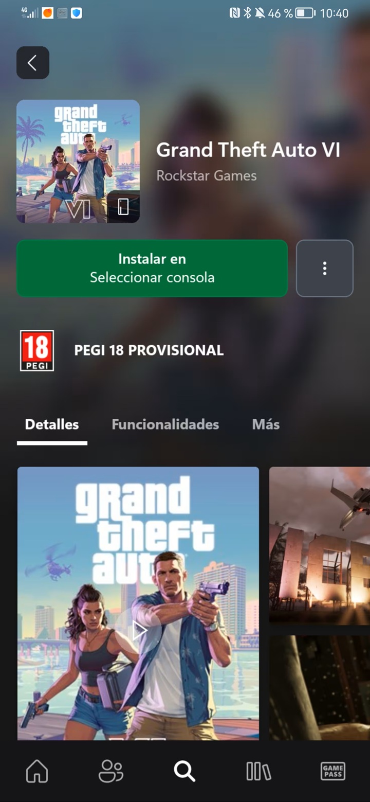 GTA 6 para para descarga en Xbox
