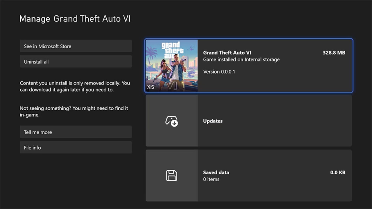 GTA 6 para para descarga en Xbox