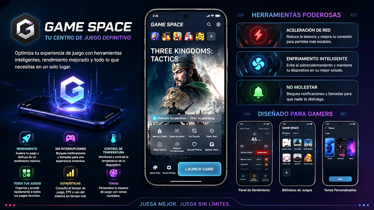 Game Space de Xiaomi mejora el rendimiento de tus juegos
