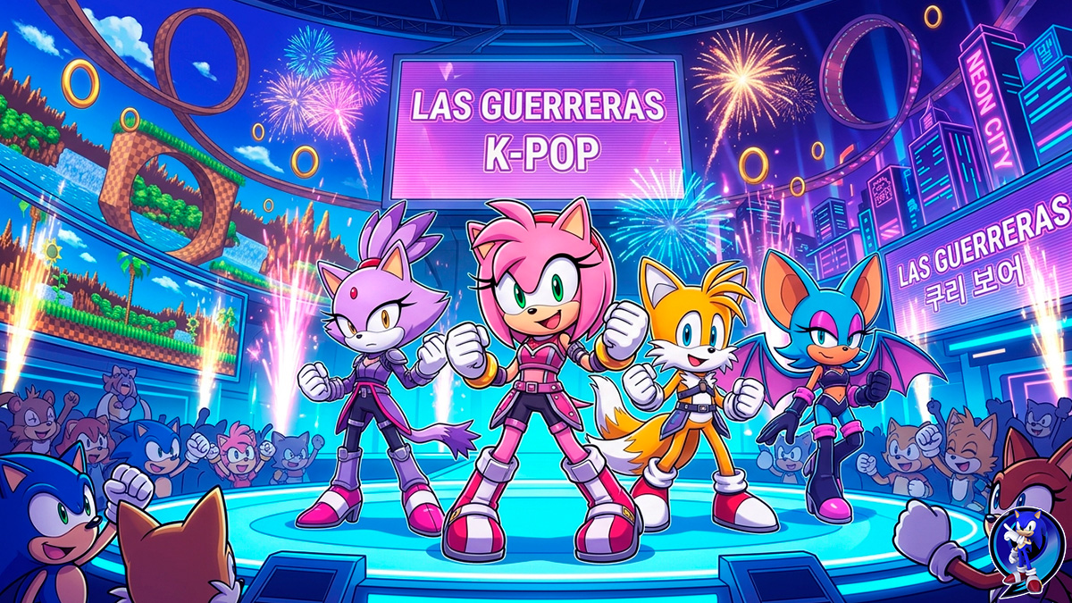 Guerreras K-pop en el universo de Sonic: así se verían!