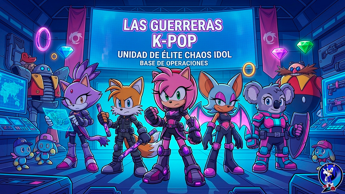 Guerreras K-pop en el universo de Sonic: así se verían!