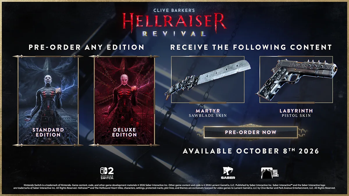 Hellraiser: Revival en Switch 2: primer vistazo al terror