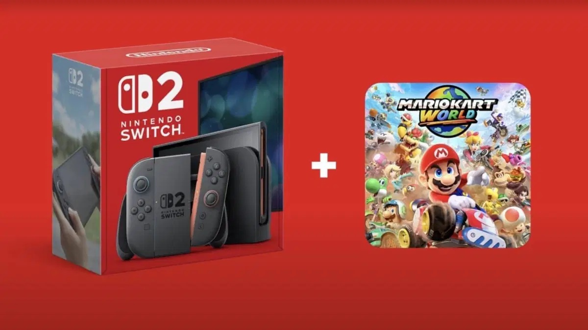 La Nintendo Switch 2 con Mario Kart World en promoción