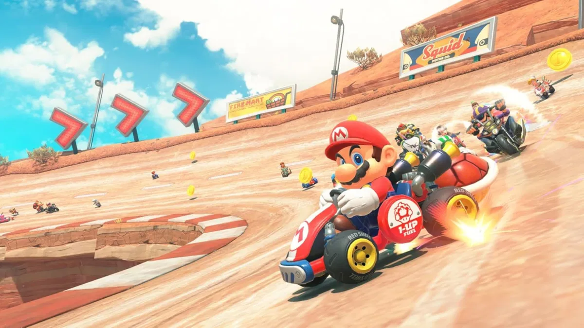 La Nintendo Switch 2 con Mario Kart World en promoción