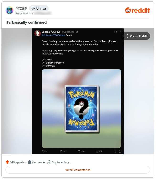 La expansión de Pokémon TCG Pocket Saber Marino y Celeste