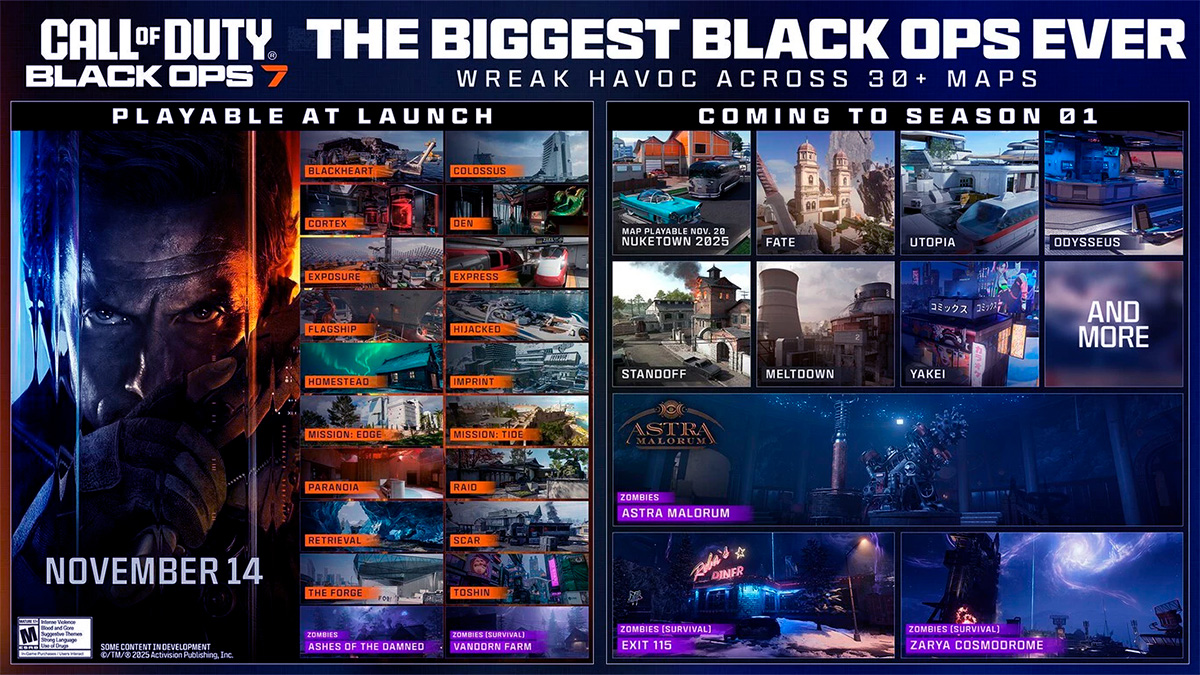 Lanzamiento de Call of Duty: Black Ops 7 con Game Pass y más