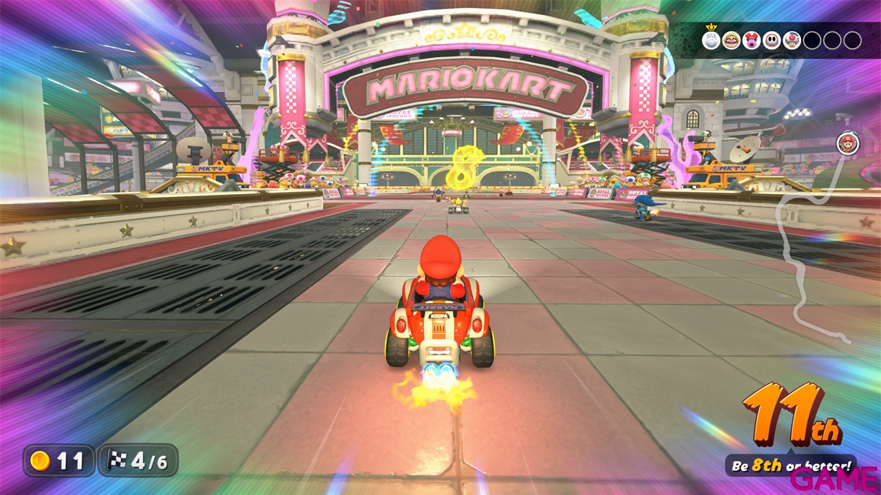 Mecanismos y funcionamiento de los objetos en Mario Kart