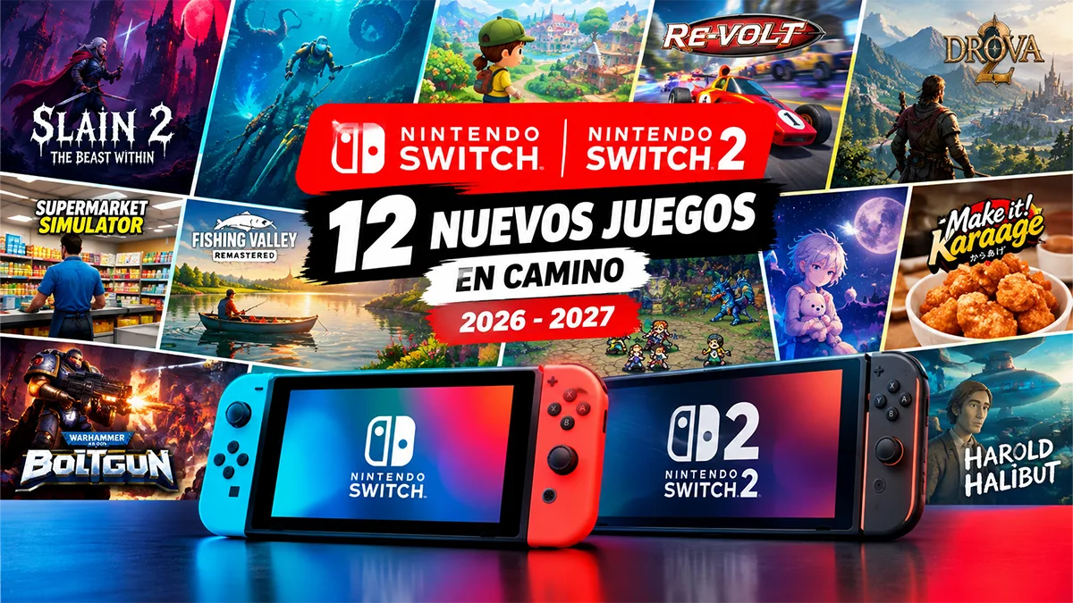 Nintendo Switch 2: 12 nuevos juegos llegarán en 2026 y 2027