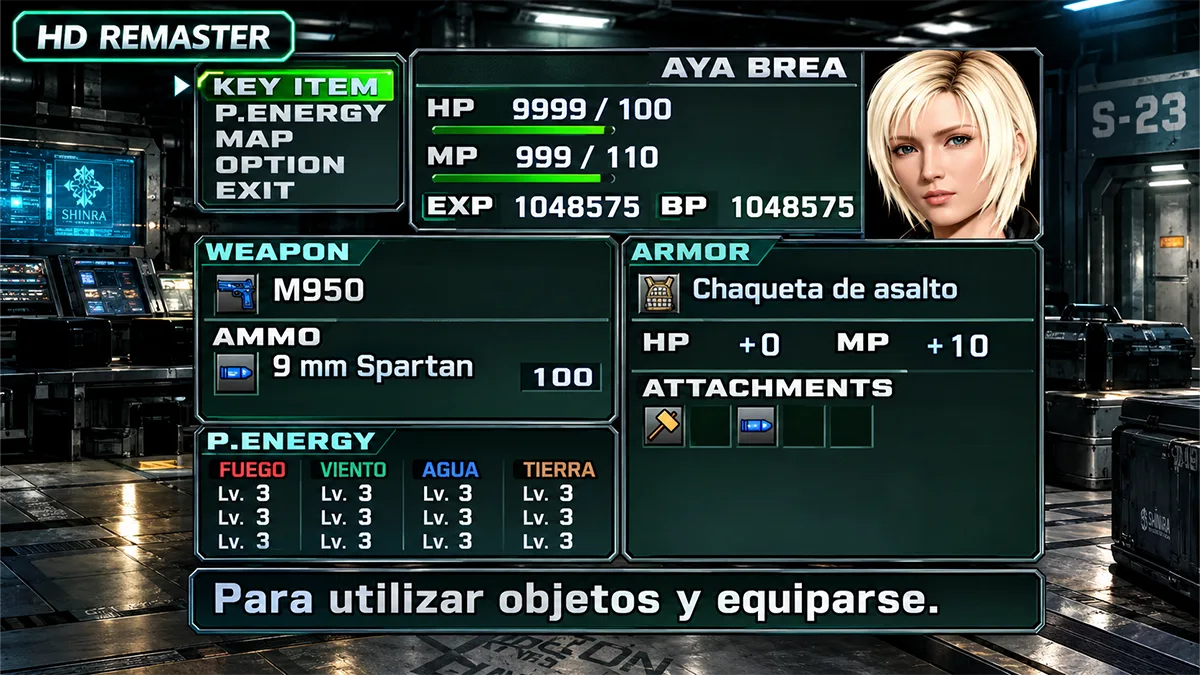 Parasite Eve 2 HD Remaster para PC: con gráficos HD