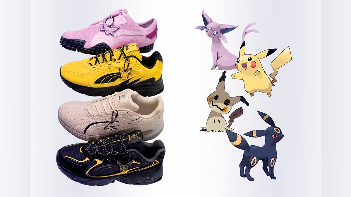 Pokémon lanza tenis de Pikachu y Umbreon: colección viral