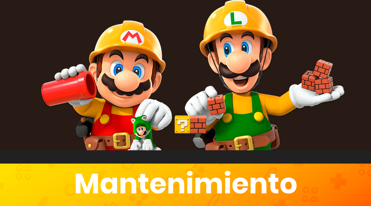 Programación de mantenimiento prevista por Nintendo