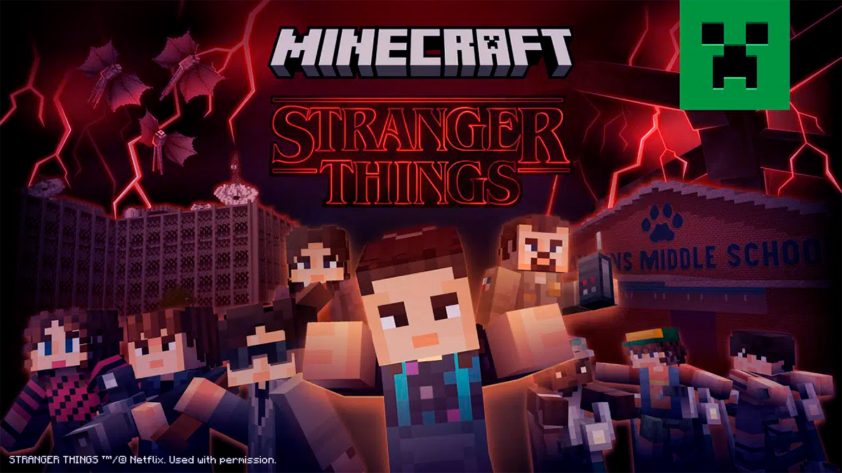 Revive Stranger Things en Minecraft con el nuevo DLC