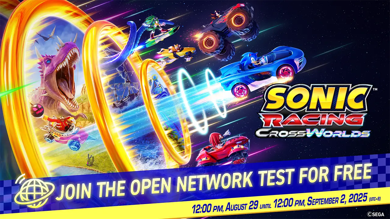 Sonic Racing Crossworlds anuncia los detalles de su beta