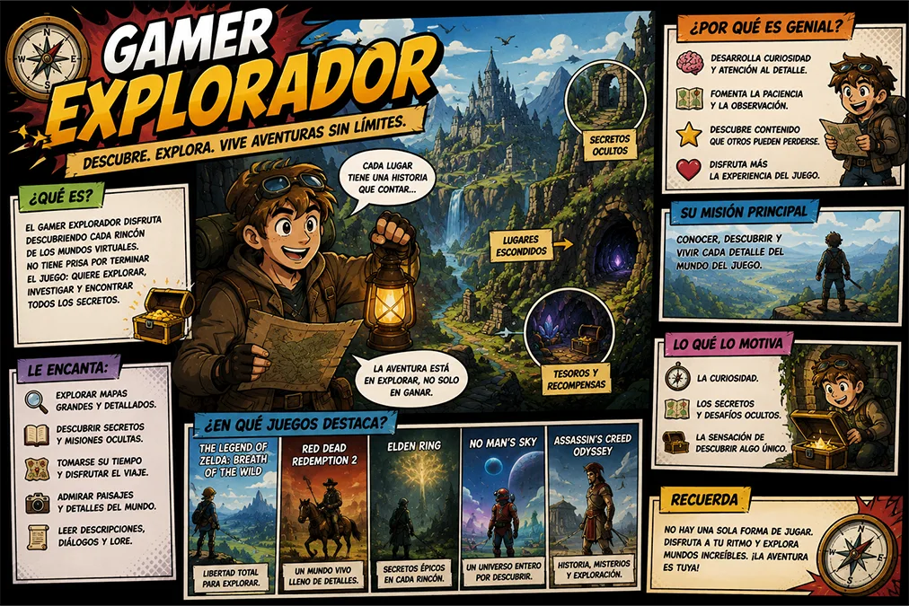Tipos de gamers: perfiles, riesgos y juego saludable