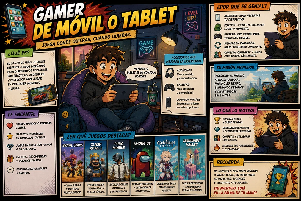 Tipos de gamers: perfiles, riesgos y juego saludable