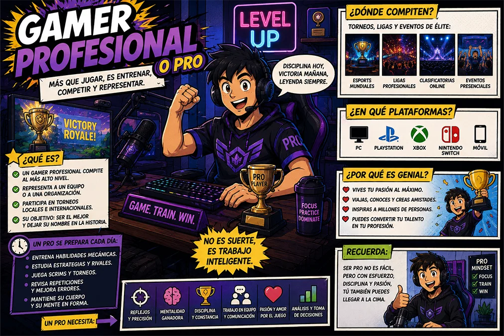 Tipos de gamers: perfiles, riesgos y juego saludable