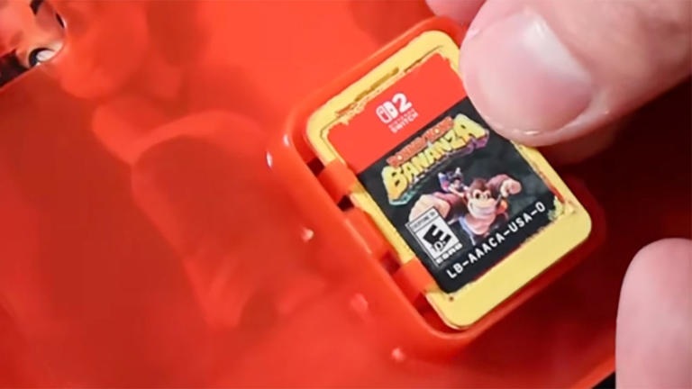 Un aficionado pintó el cartucho físico de Donkey Kong Bananza
