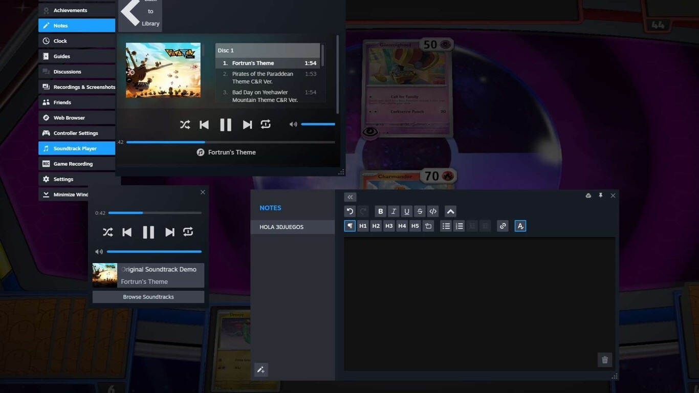 Usar Steam solo como lanzador de juegos