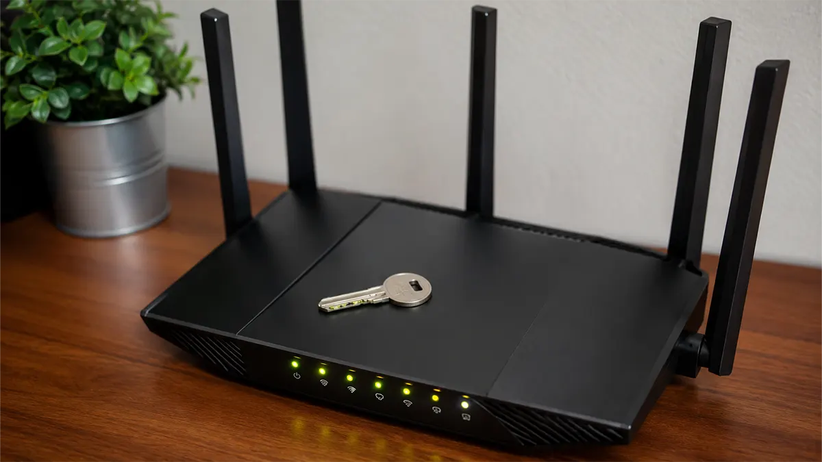 WiFi: para qué sirve poner una llave arriba del router