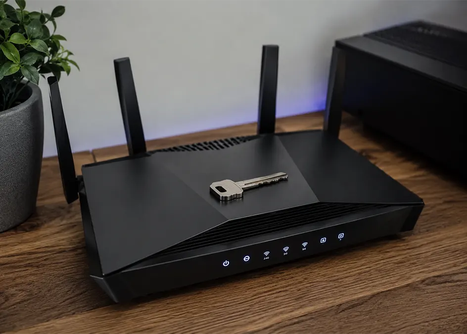 WiFi: para qué sirve poner una llave arriba del router
